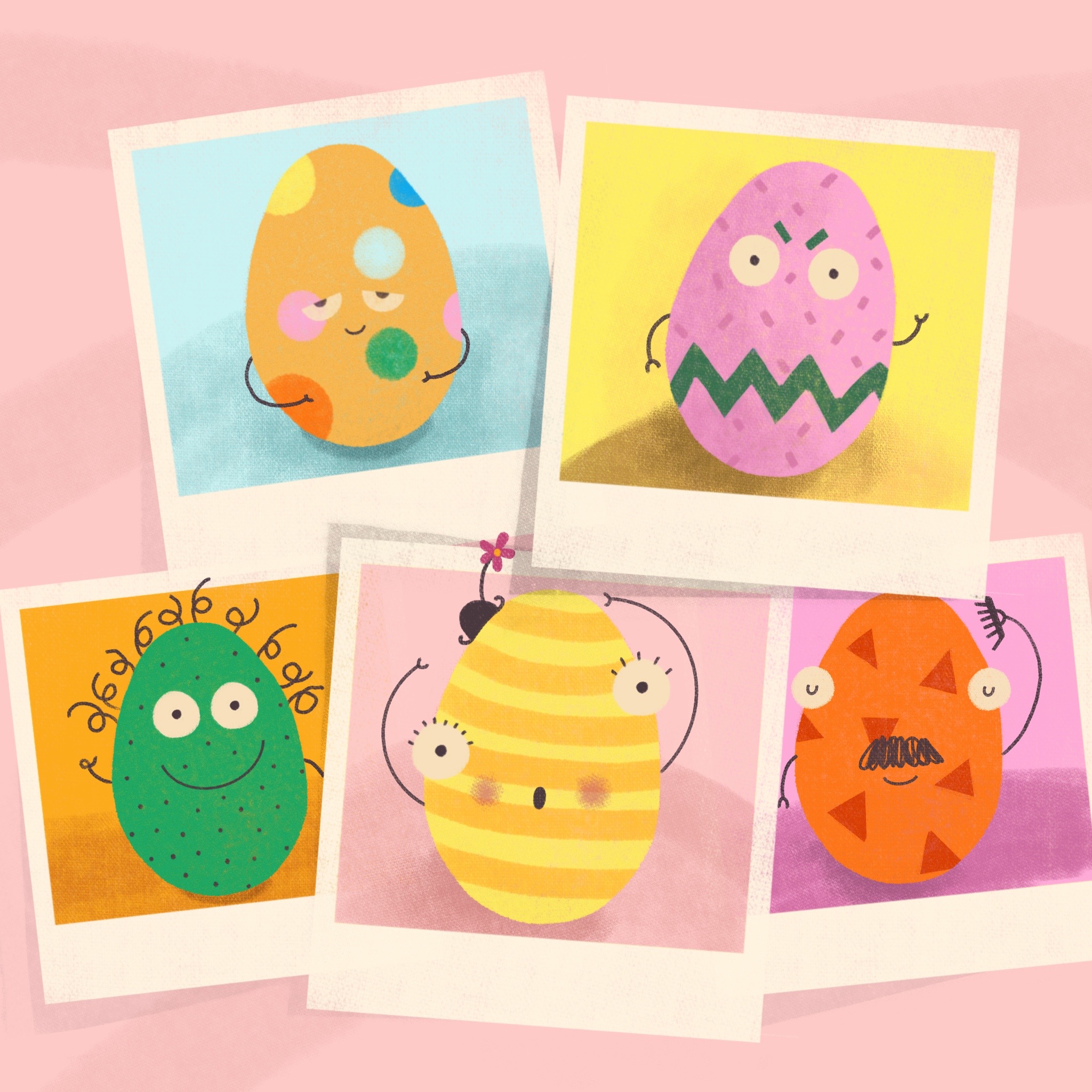 Easter egg family